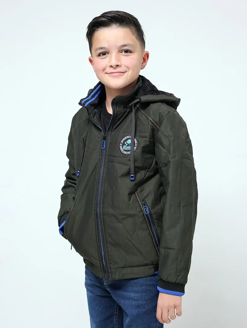 Blouson à capuche garçon